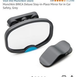 BRICA Deluxe Stay-in-Place Car Mirror